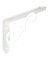 National 152 5 In. D. x 3-1/2 In. H. Antique White Steel Ornamental Shelf