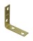 CORNER IRON-2" X 5/8" BRASS