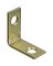 1" X 1/2" CORNER BRACE BRASS