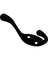 BLK HD COAT/HAT HOOK