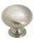 KNOB  SATIN CHROME 1-1/4"