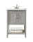 VANITY COMBO 24"  GREY