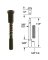 PLNGR LTCH 5/16 BLACK