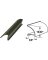72" 3/8x19/32 Black Retainer