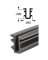 P7741 GLAZNG,U-CHANL 200'