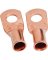 2pk #6x1/4 Copper Cable Lug