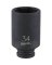 Channellock 1/2 In. Drive 34 mm 6-Point Deep Metric Impact Socket