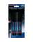 4PK FINE BLK TIP MARKER