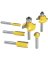 6PC ROUTER BIT SET