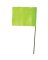 100pk Lime Marking Flag