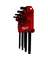 9PC MTRC HEX KEY SET