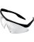 Safety Works Straight Temple Black Frame Safety Glasses with Anti-Fog Clear