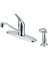 Home Impressions 1-Handle Lever Kitchen Faucet with Side Spray, Chrome