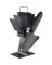 ECOFAN 8IN BLACK WOOD STOVE FAN