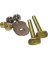 LASC 2-1/4 BRASS TOILET BOLT SET