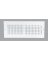 Home Impressions White Steel 5.75 In. Wall Register