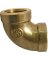 1/2FIP BRASS 90D ELBOW