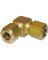 1/4" 90 DEG COMP BRASS ELBOW