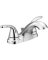 Moen Adler 2-Handle Lever Centerset Bathroom Faucet with Pop-Up, Chrome