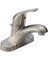 Delta Foundations Stainless 1-Handle Lever 4 In. Centerset Bathroom Faucet