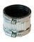 Black Swan 1-1/2 In. Neoprene No-Hub Coupling with Stainless Steel Clamps