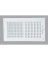 Home Impressions White Steel 7.76 In. Wall Register