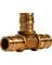 1/2" BRSS PEX A BARB TEE