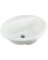 WHITE LAV BOWL OVAL*************