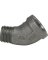 1/2" 45D BLK ST ELBOW