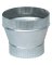 Imperial 24 Ga. 3 In. x 4 In. Galvanized Increaser