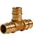 3/4" BRSS PEX A BARB TEE