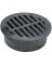 4" Round Black Grate