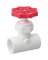 3/4" PVC GLOBE VALVE