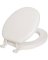 Mayfair by Bemis Round Closed Front Premium Soft White Toilet Seat