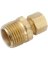Anderson Metals 3/8 In. x 1/2 In. Brass Male Union Compression Adapter