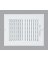 Home Impressions White Steel 7.76 In. Wall Register