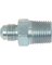 Dormont 3/8 In. OD Flare x 1/2 In. MIP (tapped 3/8 In. FIP) Zinc-Plated