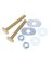 Do it 1/4 In. Brass Toilet Bolt Set