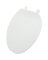 Home Impressions Elongated Closed Front White Plastic Toilet Seat