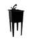 16GAL BLK UTILITY TUB