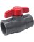 1-1/2 PVC SCH80 Ball Valve TxT