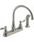 Delta Windemere 2-Handle Lever Kitchen Faucet with Side Spray, Stainless