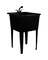 21G BLACK UTILITY SINK