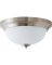 2BULB BN CEILING FIXTURE