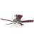 52" NKL CEIL FAN W/LIGHT