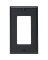 1G Decor Plate Black