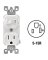 Combo Switch & Outlet White