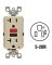 20A GFCI GRD5-20R OUTLET IVORY