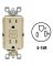 15A GFCI TR ST Outlet Ivory