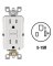 15A White GFCI TR ST Receptacle